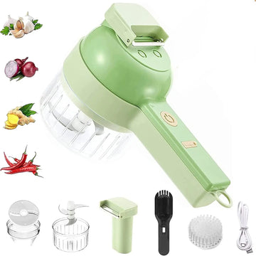 ChopEase Mini – Wireless 4-in-1 Vegetable & Garlic Cutter