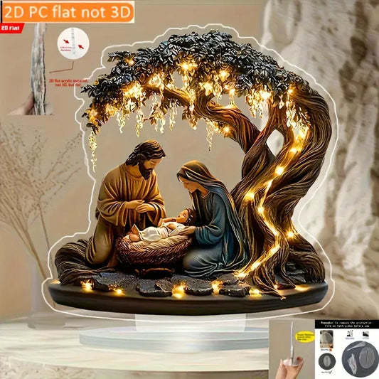 HolyAura – Classic Battery-Free Nativity Scene