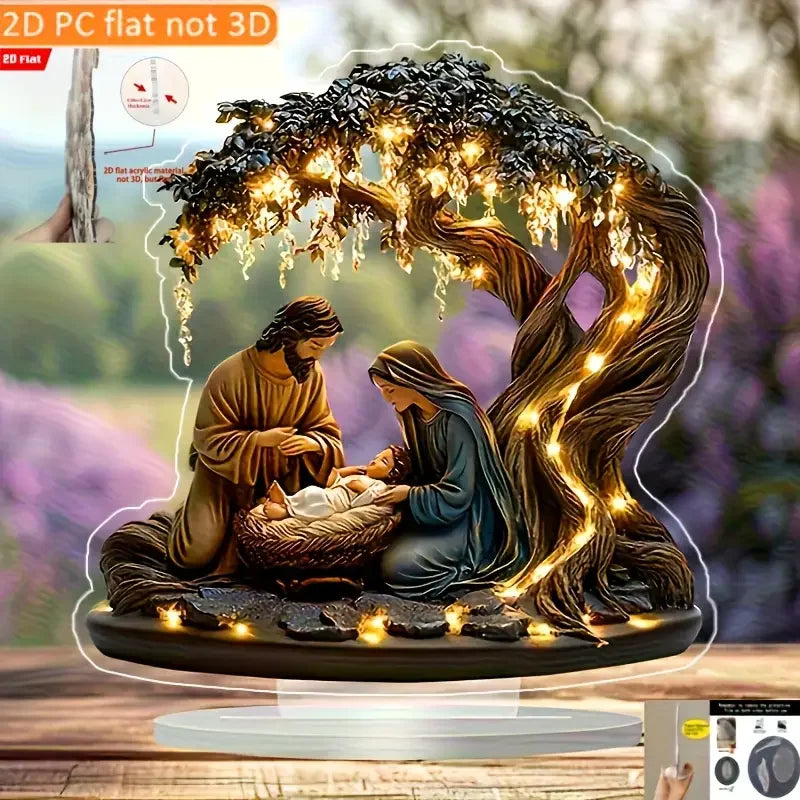 HolyAura – Classic Battery-Free Nativity Scene